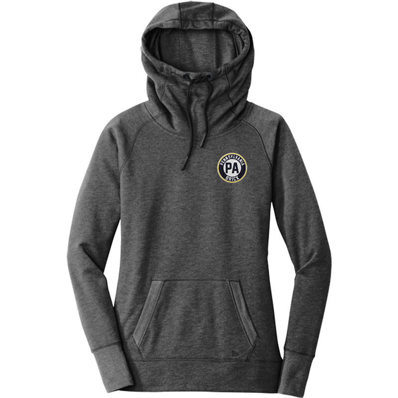 PA Brick New Era Ladies Tri-Blend Fleece Pullover Hoodie