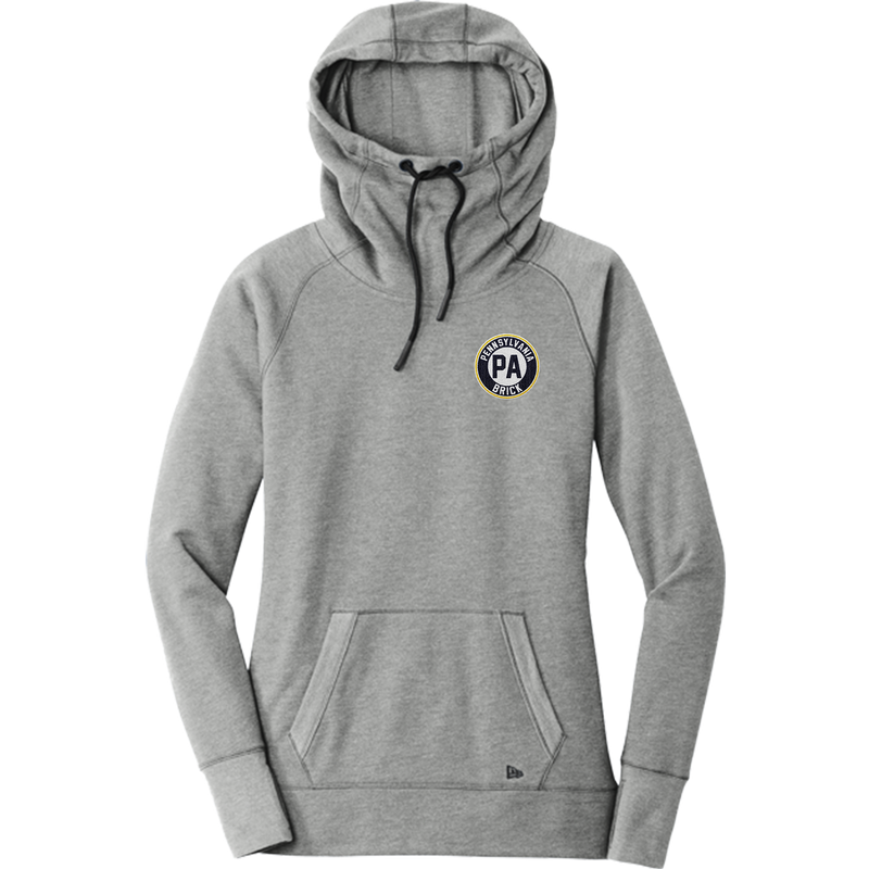 PA Brick New Era Ladies Tri-Blend Fleece Pullover Hoodie