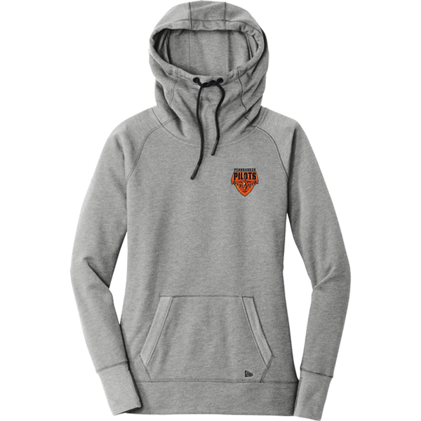 Pennsauken Pilots New Era Ladies Tri-Blend Fleece Pullover Hoodie