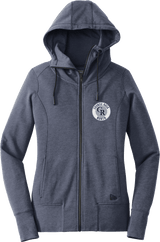 Council Rock North New Era Ladies Tri-Blend Fleece Full-Zip Hoodie