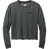 Lansing Spartans New Era Ladies Tri-Blend Fleece Crop Crew