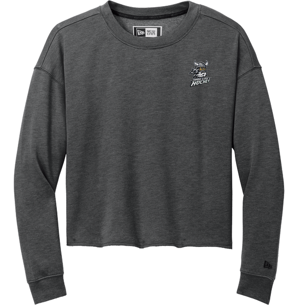 Hard Edge Hockey New Era Ladies Tri-Blend Fleece Crop Crew