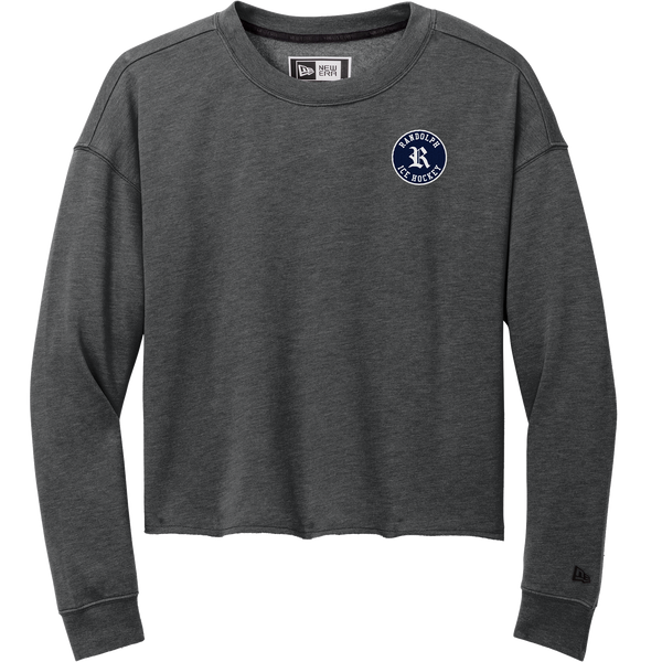 Randolph Hockey New Era Ladies Tri-Blend Fleece Crop Crew