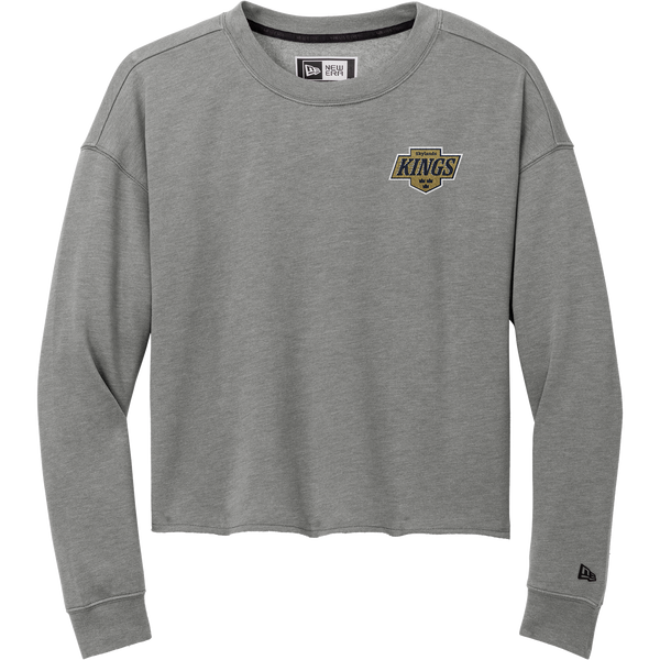 Skylands Kings New Era Ladies Tri-Blend Fleece Crop Crew