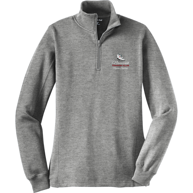 Navesink Figure Skating Ladies 1/4-Zip Sweatshirt