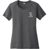 Biggby Bulldogs Tier 3 Ladies PosiCharge Tri-Blend Wicking Scoop Neck Raglan Tee