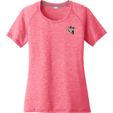 Mercer Chiefs Ladies PosiCharge Tri-Blend Wicking Scoop Neck Raglan Tee