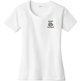 Biggby Bulldogs Tier 3 Ladies PosiCharge Tri-Blend Wicking Scoop Neck Raglan Tee