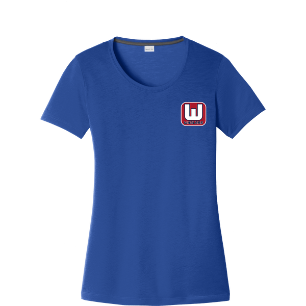 CT Whalers Tier 1 Ladies PosiCharge Competitor Cotton Touch Scoop Neck Tee