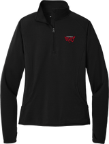 York Devils Ladies Sport-Wick Stretch 1/4-Zip Pullover