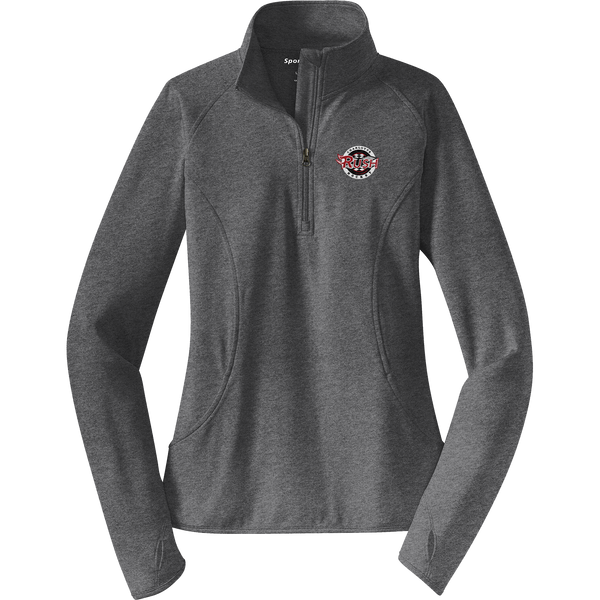 Charlotte Rush Ladies Sport-Wick Stretch 1/4-Zip Pullover