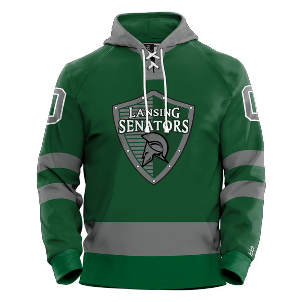 Lansing Senators Adult Sublimated Retro Hoodie