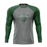 Lansing Spartans Youth Sublimated Long Sleeve Tee