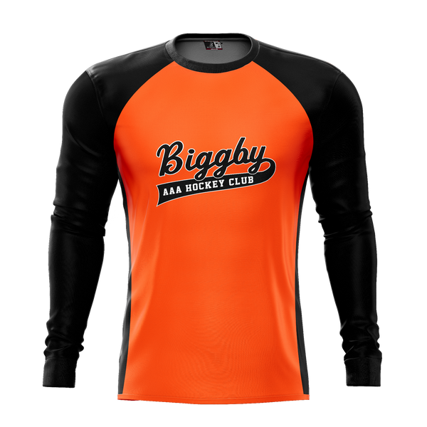 Biggby Coffee AAA Tier 1 Youth Sublimated Long Sleeve Tee