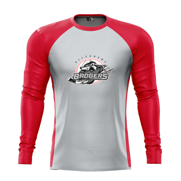 Allegheny Badgers Youth 2025 Sublimated Long Sleeve Tee