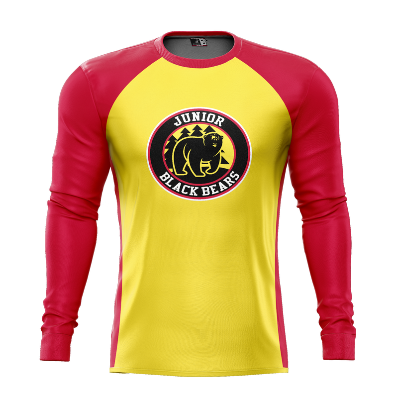 MD Jr Black Bears Adult Sublimated Long Sleeve Tee