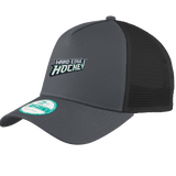 Hard Edge Hockey New Era Snapback Trucker Cap