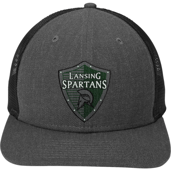 Lansing Spartans New Era Snapback Low Profile Trucker Cap