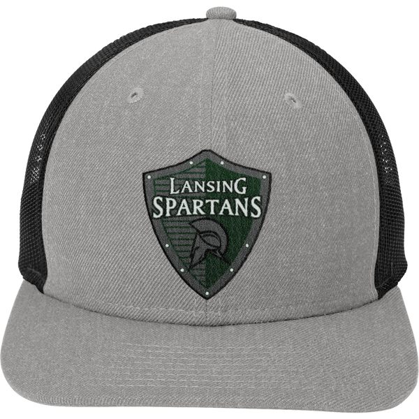 Lansing Spartans New Era Snapback Low Profile Trucker Cap