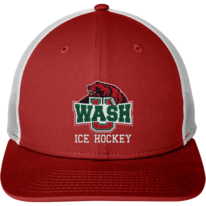 Wash U New Era Snapback Low Profile Trucker Cap