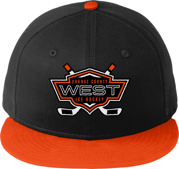 Orange County West New Era Flat Bill Snapback Cap