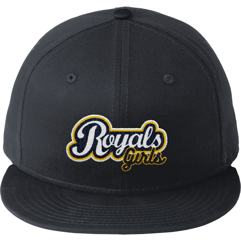Royals Girls New Era Flat Bill Snapback Cap