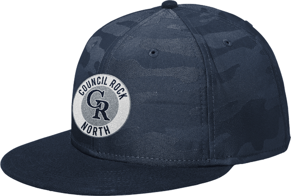 Council Rock North New Era Camo Flat Bill Snapback Cap