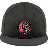 Palmyra Black Knights New Era Shadow Heather Striped Flat Bill Snapback Cap