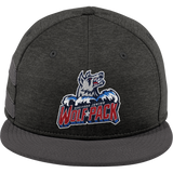 Hartford Jr. Wolfpack New Era Shadow Heather Striped Flat Bill Snapback Cap