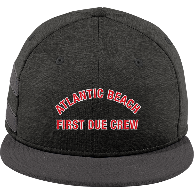 Atlantic Beach New Era Shadow Heather Striped Flat Bill Snapback Cap