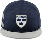 North Jersey Kings New Era Shadow Heather Striped Flat Bill Snapback Cap