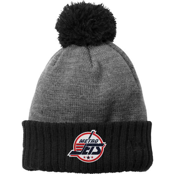 Metro Jets New Era Colorblock Cuffed Beanie