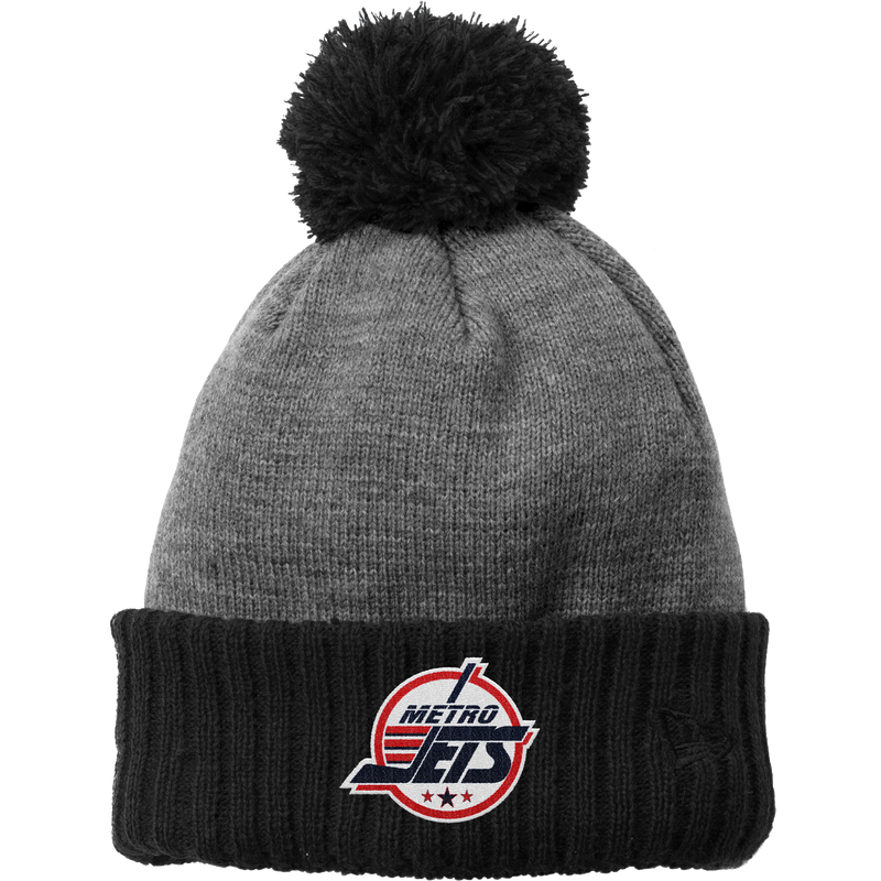 Metro Jets New Era Colorblock Cuffed Beanie