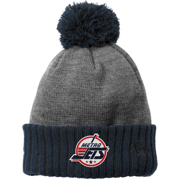 Metro Jets New Era Colorblock Cuffed Beanie