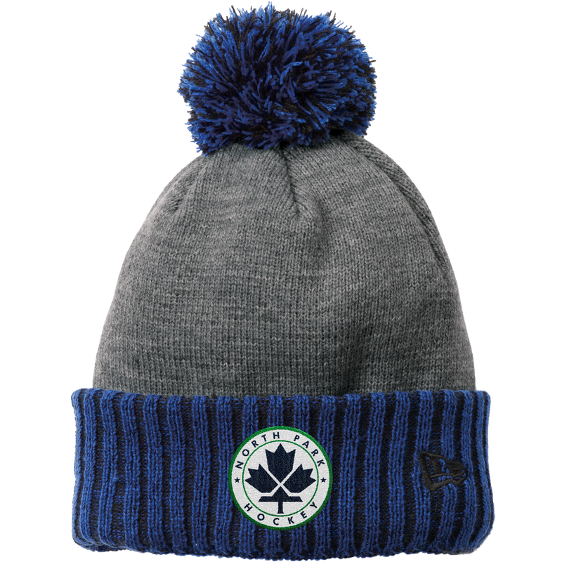 North Park Hockey New Era Colorblock Cuffed Beanie