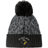 Delaware Jr. Blue Hens New Era Marled Knit Pom Beanie