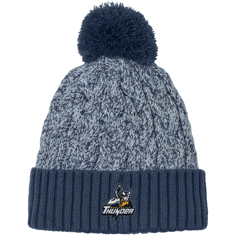 Mon Valley Thunder New Era Marled Knit Pom Beanie