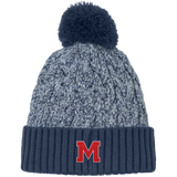 Mount St. Charles New Era Marled Knit Pom Beanie