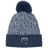 Kensington Valley Raiders New Era Marled Knit Pom Beanie