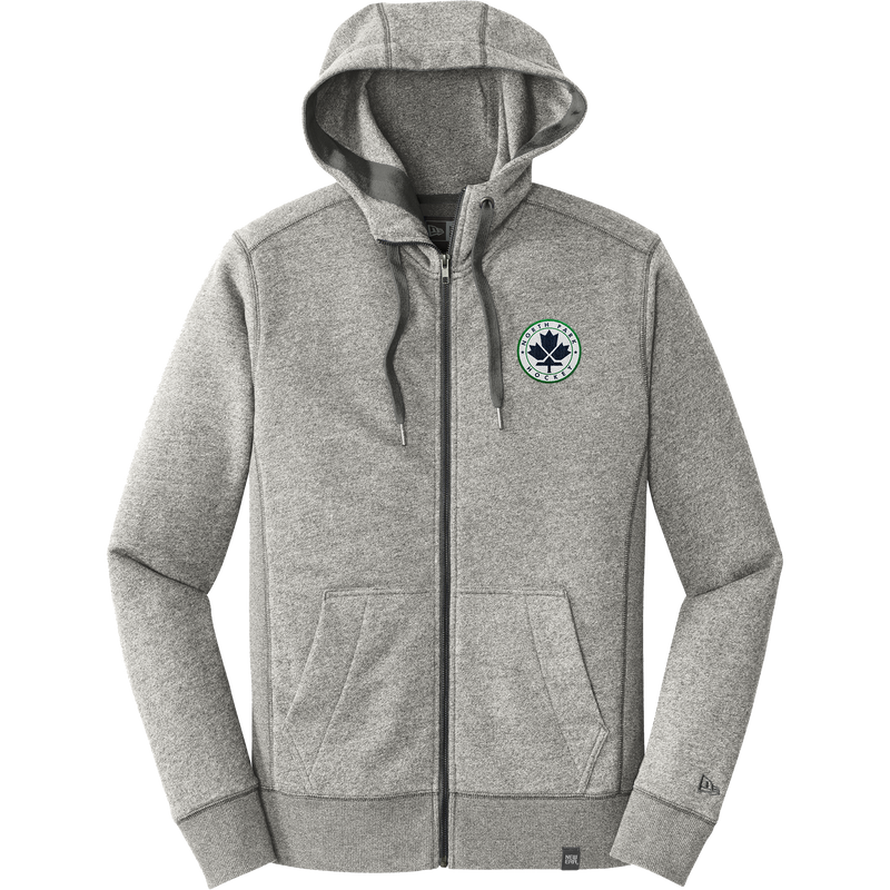 North Park Hockey New Era French Terry Full-Zip Hoodie