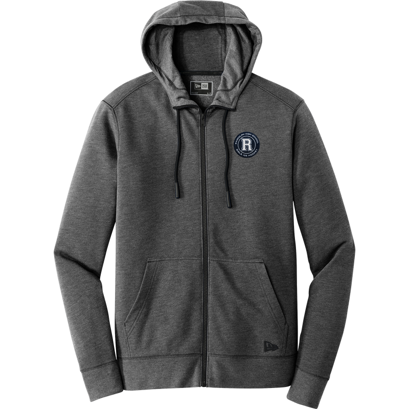 Randolph Girls Hockey New Era Tri-Blend Fleece Full-Zip Hoodie