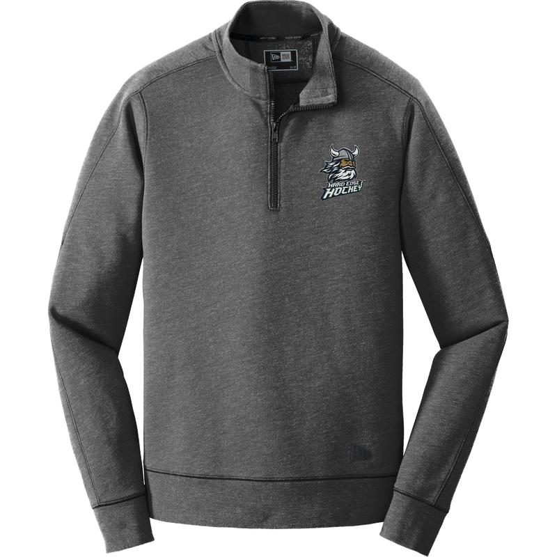 Hard Edge Hockey New Era Tri-Blend Fleece 1/4-Zip Pullover