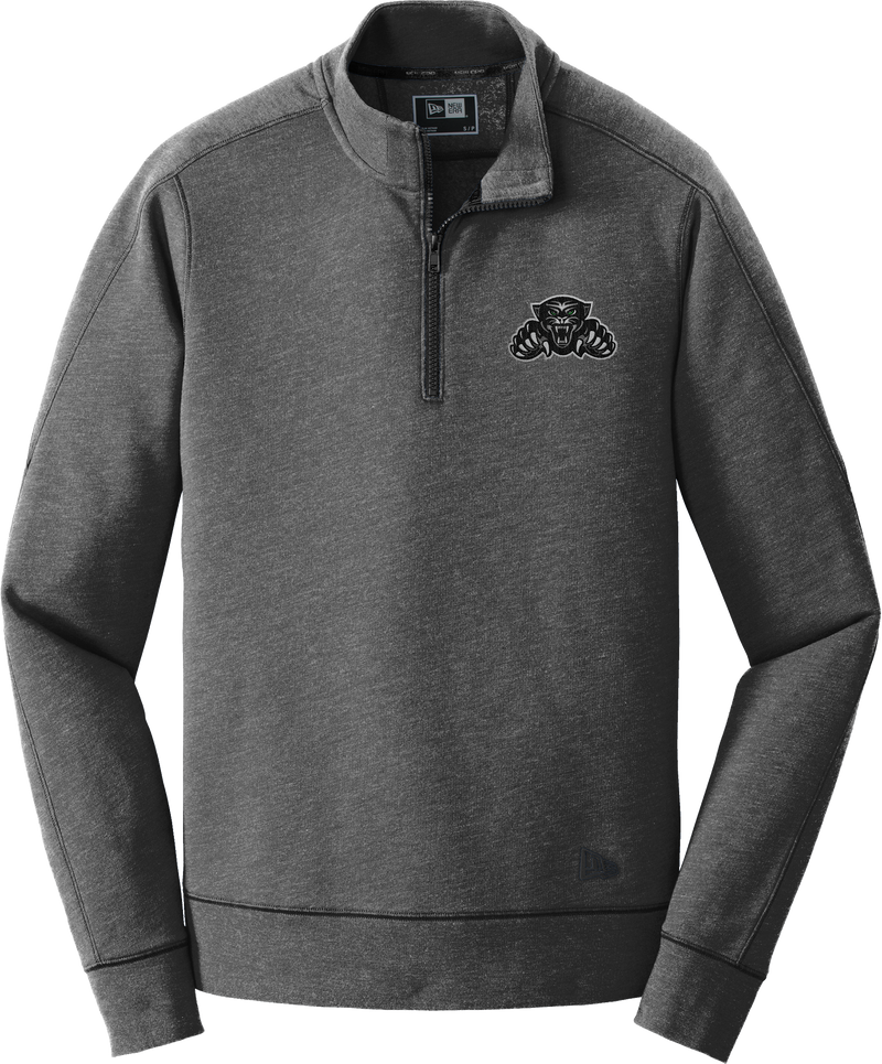 Igloo Jaguars New Era Tri-Blend Fleece 1/4-Zip Pullover