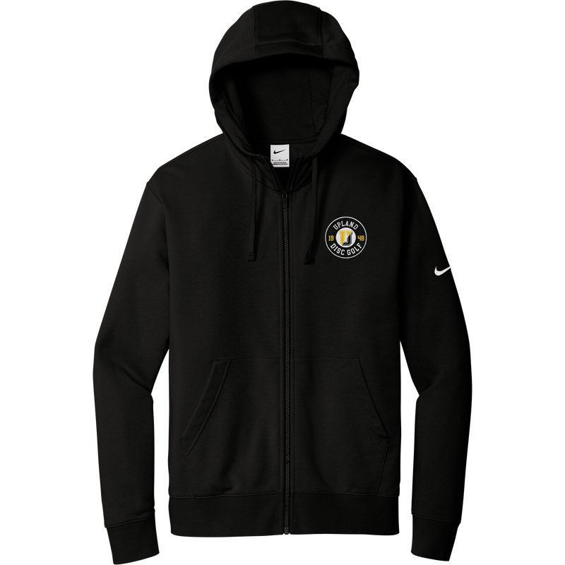 Upland Disc Golf Nike Club Fleece Sleeve Swoosh Full-Zip Hoodie