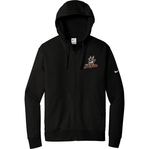 Danbury Hat Tricks Nike Club Fleece Sleeve Swoosh Full-Zip Hoodie