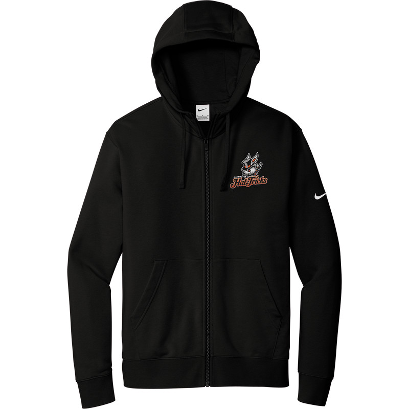 Danbury Hat Tricks Nike Club Fleece Sleeve Swoosh Full-Zip Hoodie