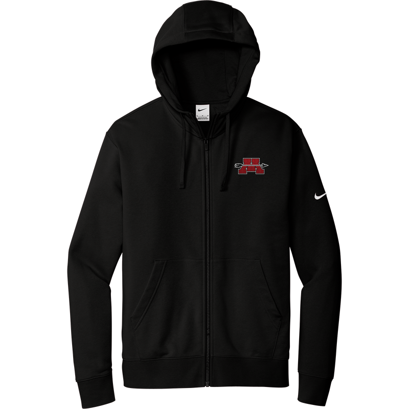 Mercer Arrows Nike Club Fleece Sleeve Swoosh Full-Zip Hoodie