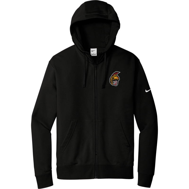 Seacoast Spartans Nike Club Fleece Sleeve Swoosh Full-Zip Hoodie