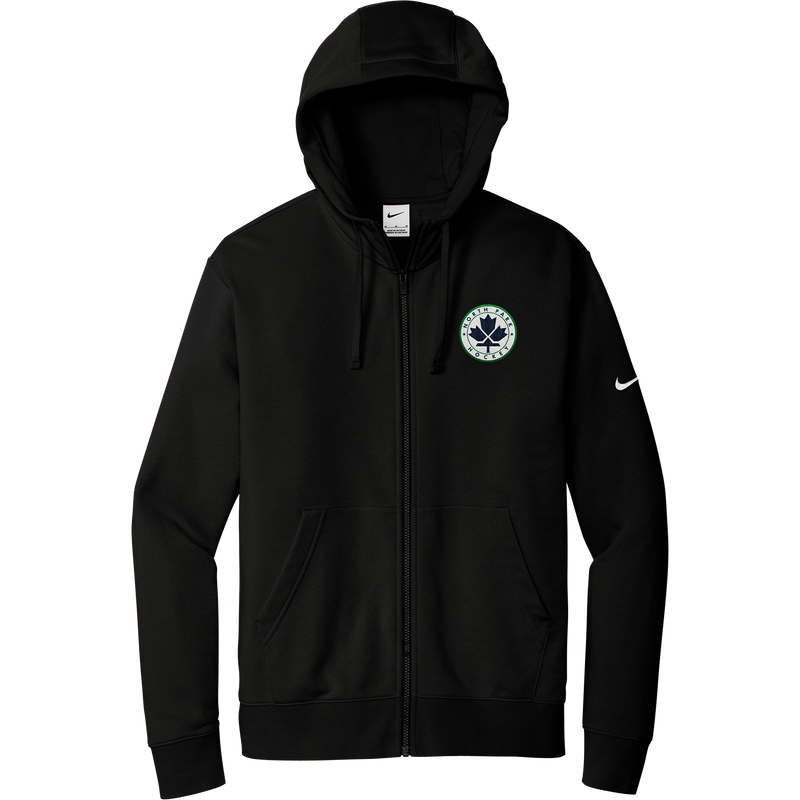 North Park Hockey Nike Club Fleece Sleeve Swoosh Full-Zip Hoodie