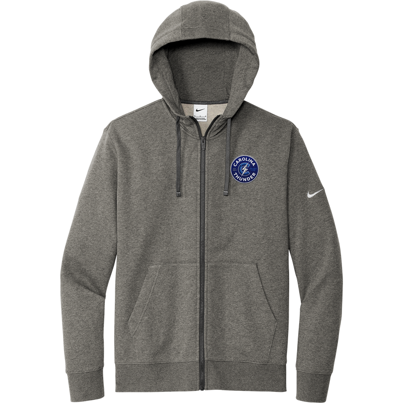 Carolina Thunder Nike Club Fleece Sleeve Swoosh Full-Zip Hoodie